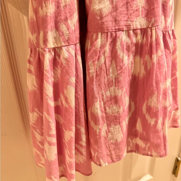 Talbots Pink and White Women's Dress - Picture 5 of 6